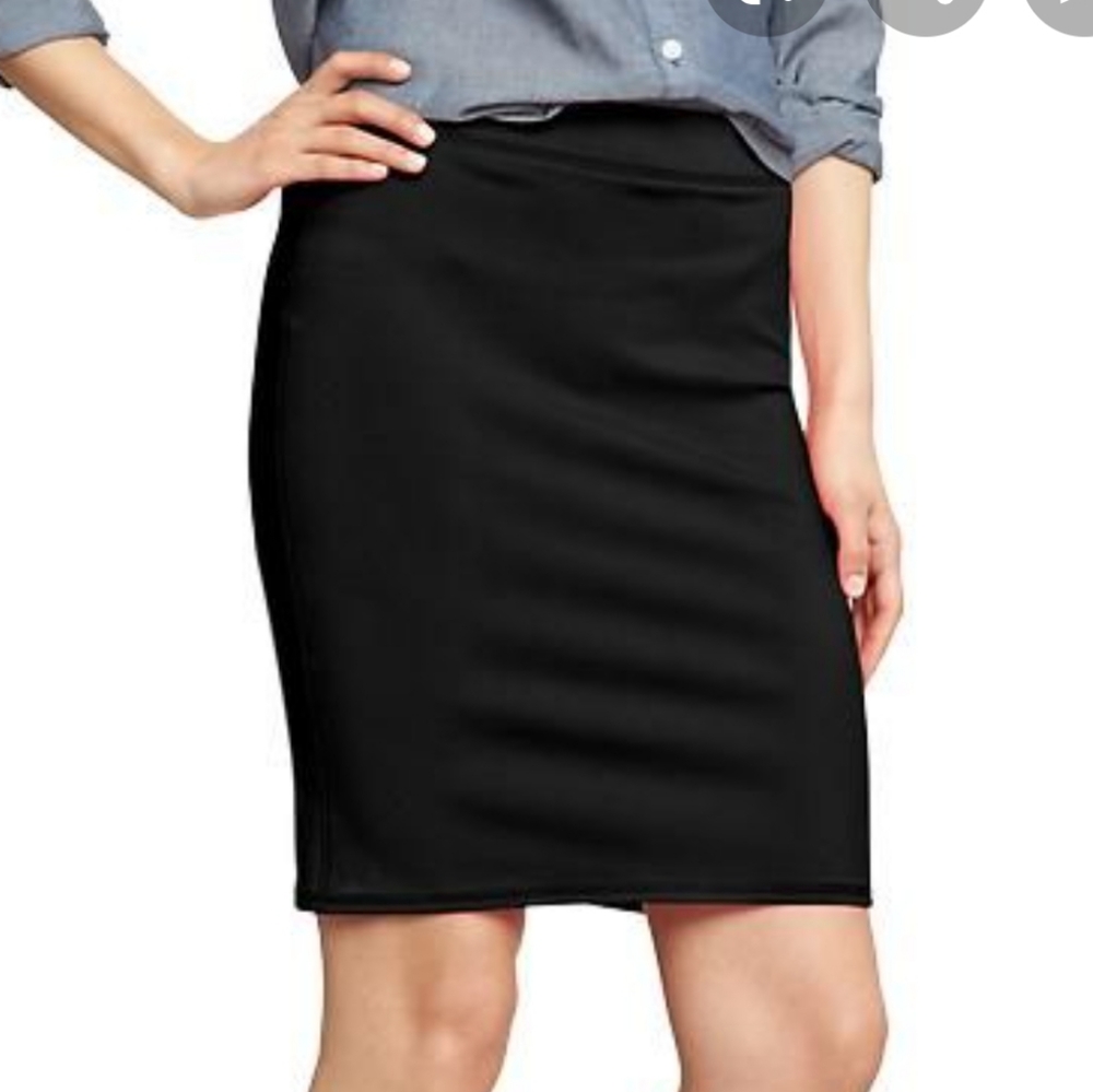 Black knit pencil skirt from Old Navy